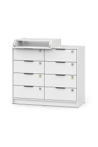 PITUSO Комод серия Kids Optimum ЛДСП Белый-белый