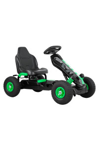 PITUSO Педальный картинг G-23 (1025859 см), надувные колеса, Зеленый/Green