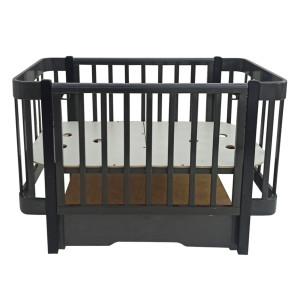 PITUSO Кровать детская + маятник/ящик/автостенка/колесо 12060 см Olivia Грей