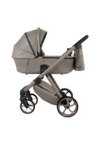 PITUSO Коляска 2 в1 Sole короб + прогулка leather/Truffle
