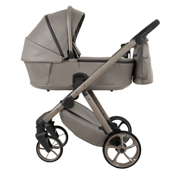 PITUSO Коляска 2 в1 Sole короб + прогулка leather/Truffle