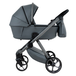 PITUSO Коляска 2 в1 Sole короб + прогулка leather/Grey