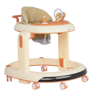 PITUSO Ходунки Мельница чудес (8 силик.колес,игр.муз.панель,2стоппера) Orange/Оранж (уп/1шт)
