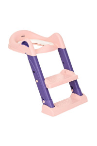 PITUSO Сиденье для унитаза с лесенкой и ручками (2 ступени) Pink/Розовый, 41,54554 см (уп/6 шт)