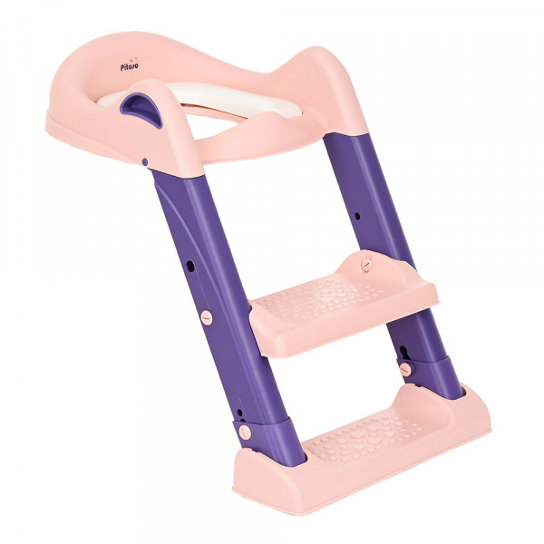 PITUSO Сиденье для унитаза с лесенкой и ручками (2 ступени) Pink/Розовый, 41,54554 см (уп/6 шт) PITUSO Сиденье для унитаза с лесенкой и ручками (2 ступени) Pink/Розовый, 41,54554 см (уп/6 шт)