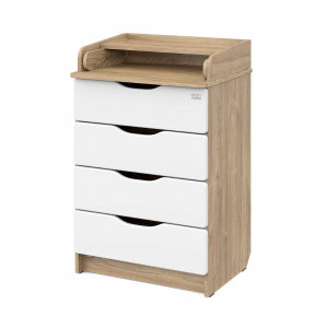 Комод Сириус Wood/ 604 Дуб канзас, 4 ящика