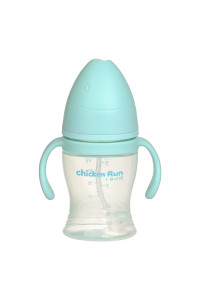 PITUSO Бутылочка антиколики/широкое горло с ручками 160 мл Light blue (Голубой) (уп/24шт)