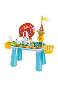 PITUSO  Стол для игры с конструктором, в компл. с конструктором (66эл.) (50х22,5х53 см) 