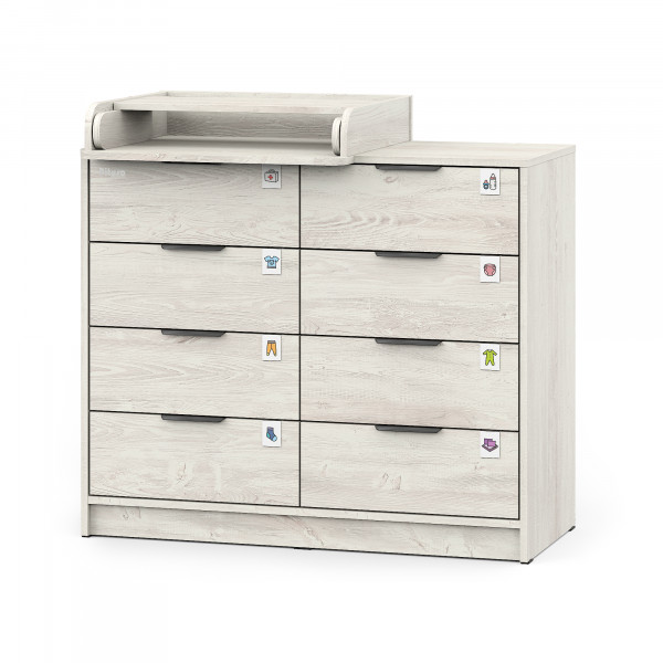 PITUSO Комод серия Kids Optimum ЛДСП Сосна касцина PITUSO Комод серия Kids Optimum ЛДСП Сосна касцина