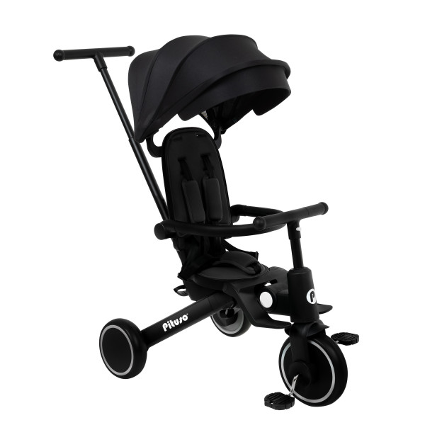 PITUSO Велосипед трехколесный Leve Pro, складной, разм. упак. 66х34х31 см, Black/Черный PITUSO Велосипед трехколесный Leve Pro, складной, разм. упак. 66х34х31 см, Black/Черный