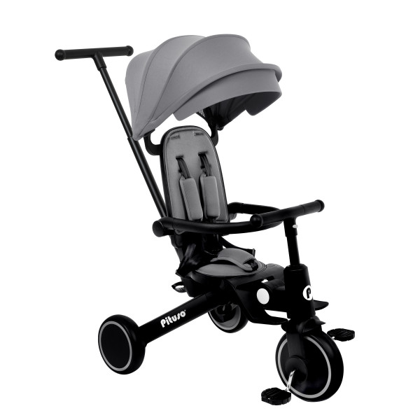 PITUSO Велосипед трехколесный Leve Pro, складной, разм. упак. 66х34х31 см, Grey/Серый PITUSO Велосипед трехколесный Leve Pro, складной, разм. упак. 66х34х31 см, Grey/Серый