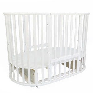 PITUSO Кровать детская универсальная 9/1 Monica маятник поперечный Белый