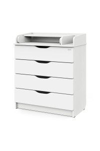 PITUSO Комод раскладной Wood/ 804 ПВХ  с шариковыми направляющими Ясень Тронхейм