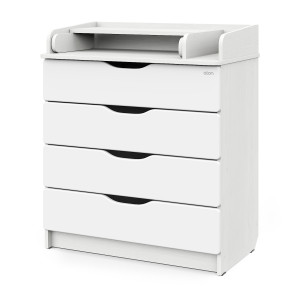 PITUSO Комод раскладной Wood/ 804 ПВХ  с шариковыми направляющими Ясень Тронхейм