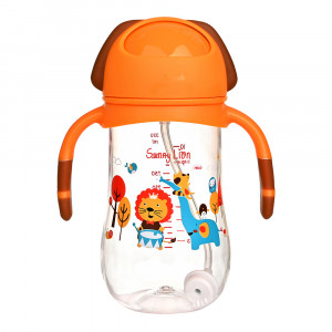 PITUSO Поильник с ручками (Tritan) 320 мл Orange (Оранжевый) (уп/12шт)