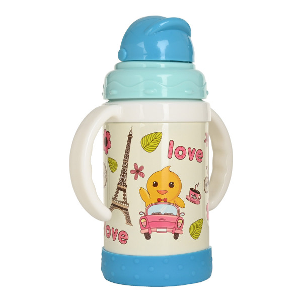 PITUSO Термопоильник с трубочкой 280 мл Light blue (Голубой) (уп/12шт) PITUSO Термопоильник с трубочкой 280 мл Light blue (Голубой) (уп/12шт)