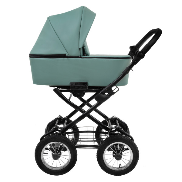 PITUSO Коляска 2 в1 Tossa Classic короб+прогулка Кожа/Sage/d12 PITUSO Коляска 2 в1 Tossa Classic короб+прогулка Кожа/Sage/d12