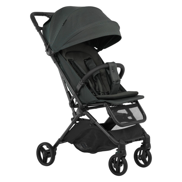 PITUSO коляска детская PERA Plus (прогулочная) Magnet Grey/рама carbon/PU