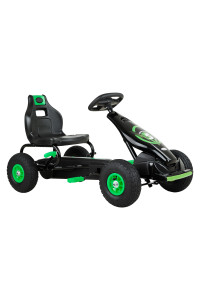 PITUSO Педальный картинг G18 (121x61x63), надувные колеса,Зеленый/Green