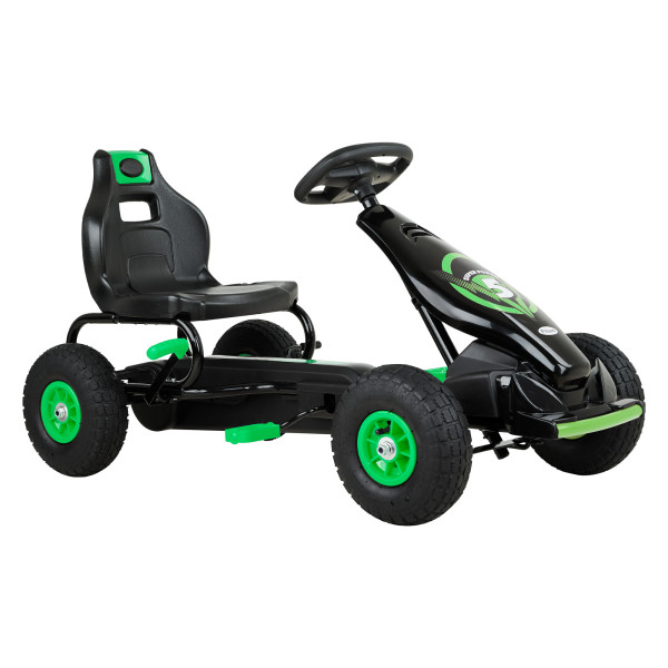 PITUSO Педальный картинг G18 (121x61x63), надувные колеса,Зеленый/Green