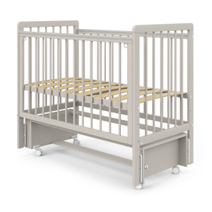 PITUSO Кровать детская TINY (оптима) маятник/колесо Кашемир