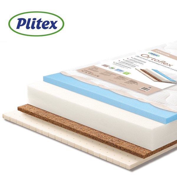 PLITEX Матрас в кроватку Orto Flex (160х80х14см) купить mirdetstva-gran.ru