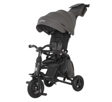 QPlay Велосипед трехколесный NOVA +, Carbon fiber Dark Grey/Серый