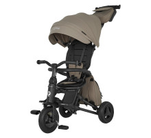 QPlay Велосипед трехколесный NOVA +, Carbon fiber Coffee/кофе