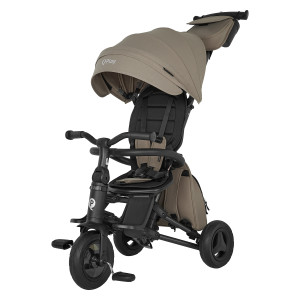 QPlay Велосипед трехколесный NOVA +, Carbon fiber Coffee/кофе