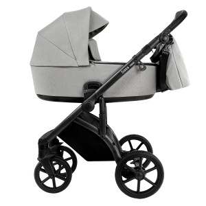 ROAN Коляска 2 в1 Bass Next   короб + прогулка Hazel/Black/руч.Black(2 места)