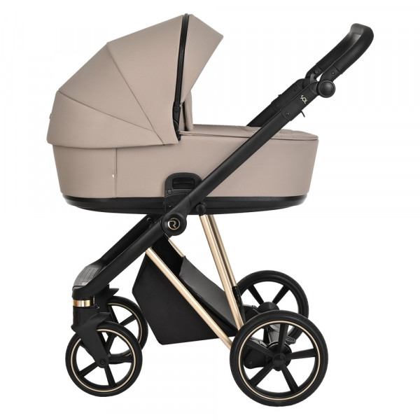ROAN Коляска 2 в1 Sol Luxury короб + прогулка Sesame/Gold/руч.Черный(2 места) ROAN Коляска 2 в1 Sol Luxury короб + прогулка Sesame/Gold/руч.Черный(2 места)