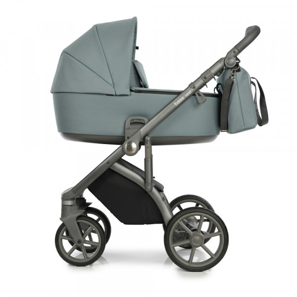 ROAN Коляска 2 в1 Bass Next короб + прогулка Ocean Mood /Grey/руч.Серый(2 места) купить mirdetstva-gran.ru