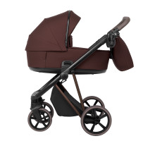 ROAN Коляска 2 в1 Sol Luxury короб + прогулка Sweet Fig/Bronze/руч.Capp/к.Capp(2 места)