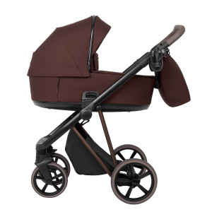 ROAN Коляска 2 в1 Sol Luxury короб + прогулка Sweet Fig/Bronze/руч.Capp/к.Capp(2 места)