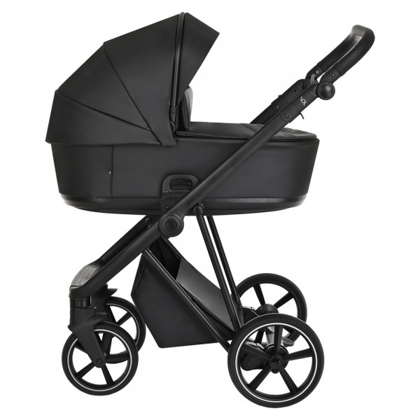 ROAN Коляска 2 в1 Sol короб + прогулка Кожа Black /Black/руч.Черный(2 места) ROAN Коляска 2 в1 Sol короб + прогулка Кожа Black /Black/руч.Черный(2 места)