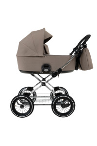 ROAN Коляска 2 в1 Bass Next Classic  короб + прогулка Hazel/Black/руч.Black(2 места)12d