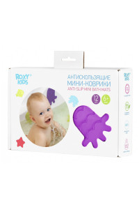 ROXY-KIDS Антискользящие мини-коврики для ванны. Цвета в ассортименте 12 шт