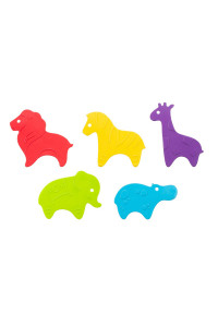 ROXY-KIDS Антискользящие мини-коврики для ванны SAFARI 5 шт