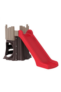 STARPLAY Игровой Дом Tree House с горкой Коричневый/Красный (204x99x109h)