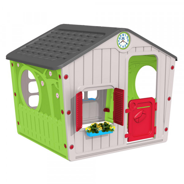 STARPLAY Игровой Дом Galilee Village House Classic/Серый/Зеленый (140x108x115.5h) STARPLAY Игровой Дом Galilee Village House Classic/Серый/Зеленый (140x108x115.5h)