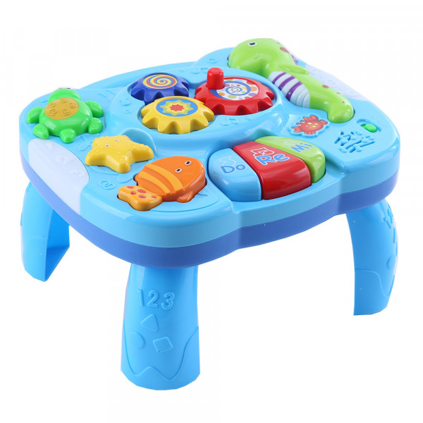 TOT KIDS Развивающий столик 2в1 Морской (свет,звук) 27,5x25x18 см купить mirdetstva-gran.ru