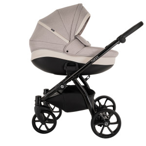 TUTIS Коляска 3 в1 NANNI  люлька-пер+ короб+прогулка Light Grey
