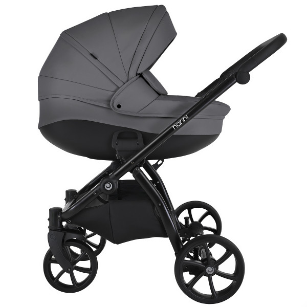 TUTIS Коляска 2 в1 NANNI короб + прогулка Кожа Grey TUTIS Коляска 2 в1 NANNI короб + прогулка Кожа Grey