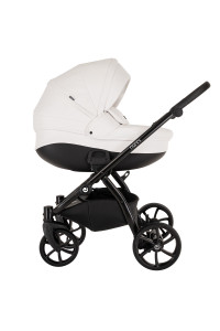 TUTIS Коляска 2 в1 NANNI короб + прогулка Кожа White