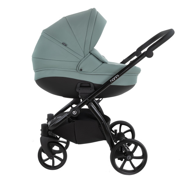 TUTIS Коляска 2 в1 NANNI короб + прогулка Кожа Sage TUTIS Коляска 2 в1 NANNI короб + прогулка Кожа Sage