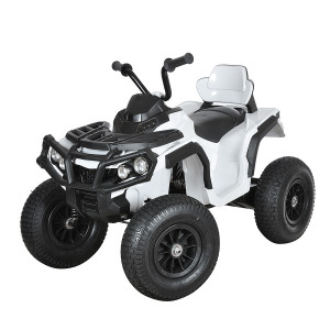 ZHEHUA Электро-Квадроцикл BDM0906,12V/7Ah, 35Wx2, надувные колеса, Белый/WHITE