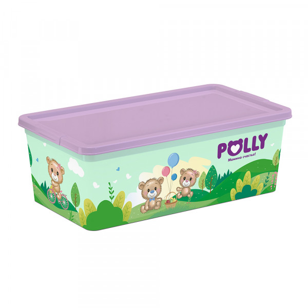 ПОЛИМЕРБЫТ Коробка Polly 5,5 л купить mirdetstva-gran.ru